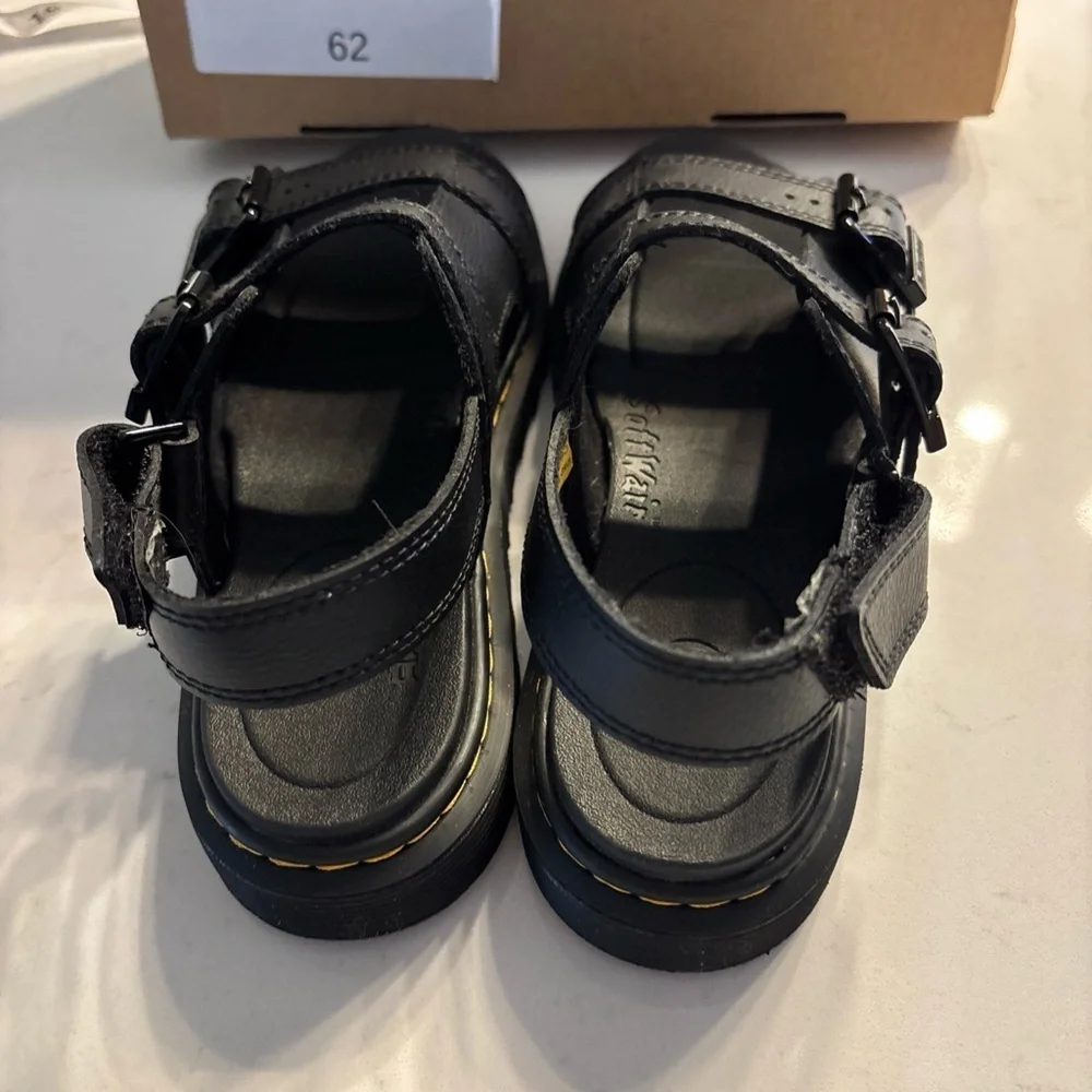Dr. Martens Black Kids Sandals
